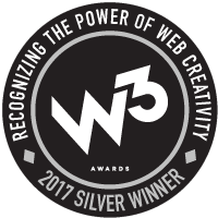 2017 W3 Silver Award for Website Design and Development