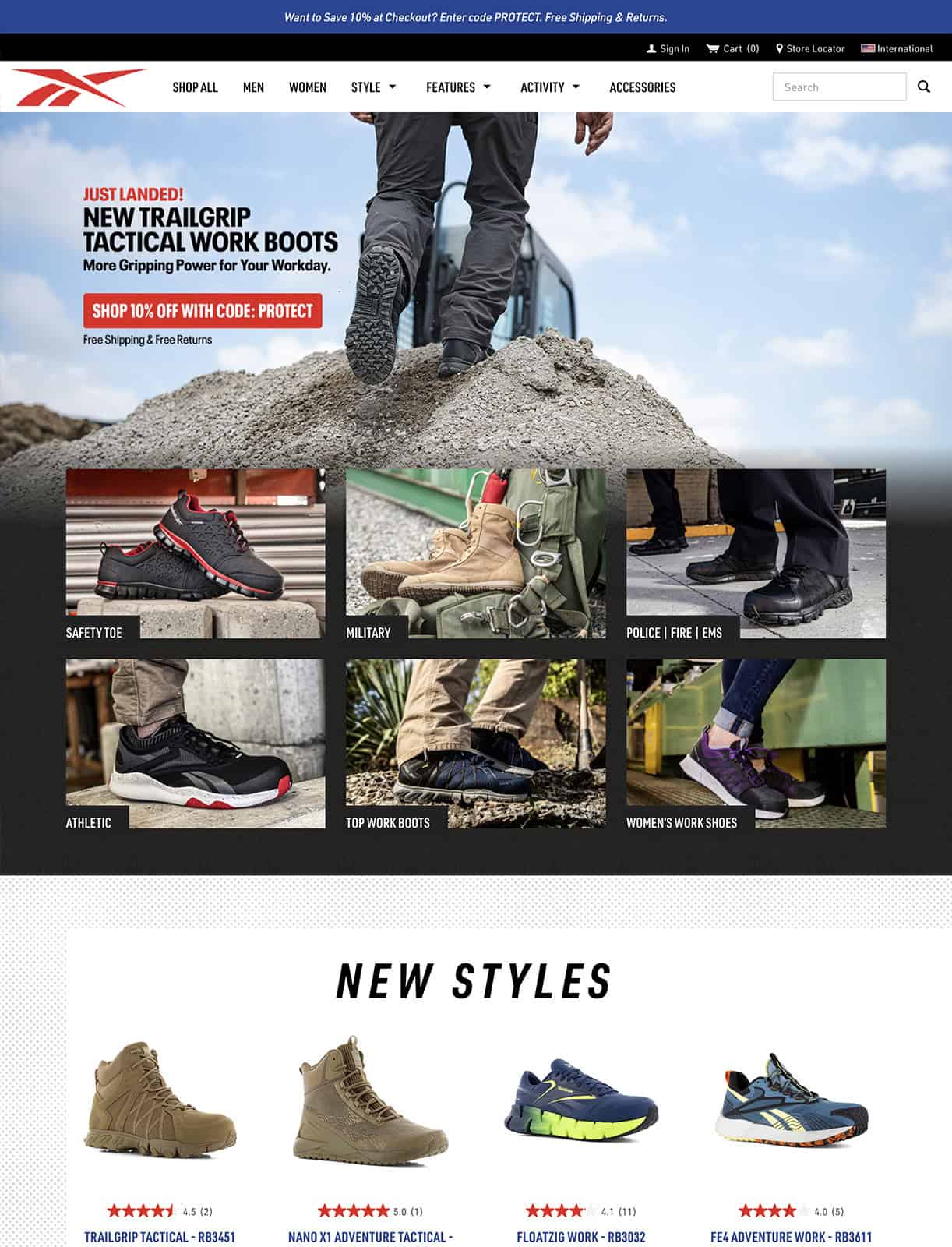 Reebok Work Screenshot
