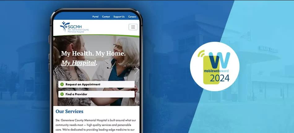 St. Genevieve Hospital MobileWebAward 2024