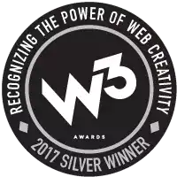 2017 W3 Silver Award for Website Design and Development