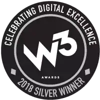 2018 W3 Silver Award for Website Design and Development
