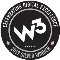 2019 W3 Silver Award for Website Design and Development