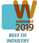 Best of Industry 2019 Web Marketing Association WebAward