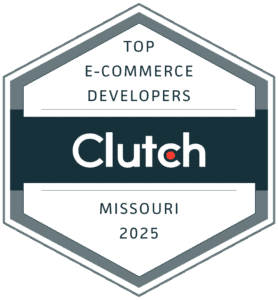 Clutch Top Ecommerce Developers in Missouri badge