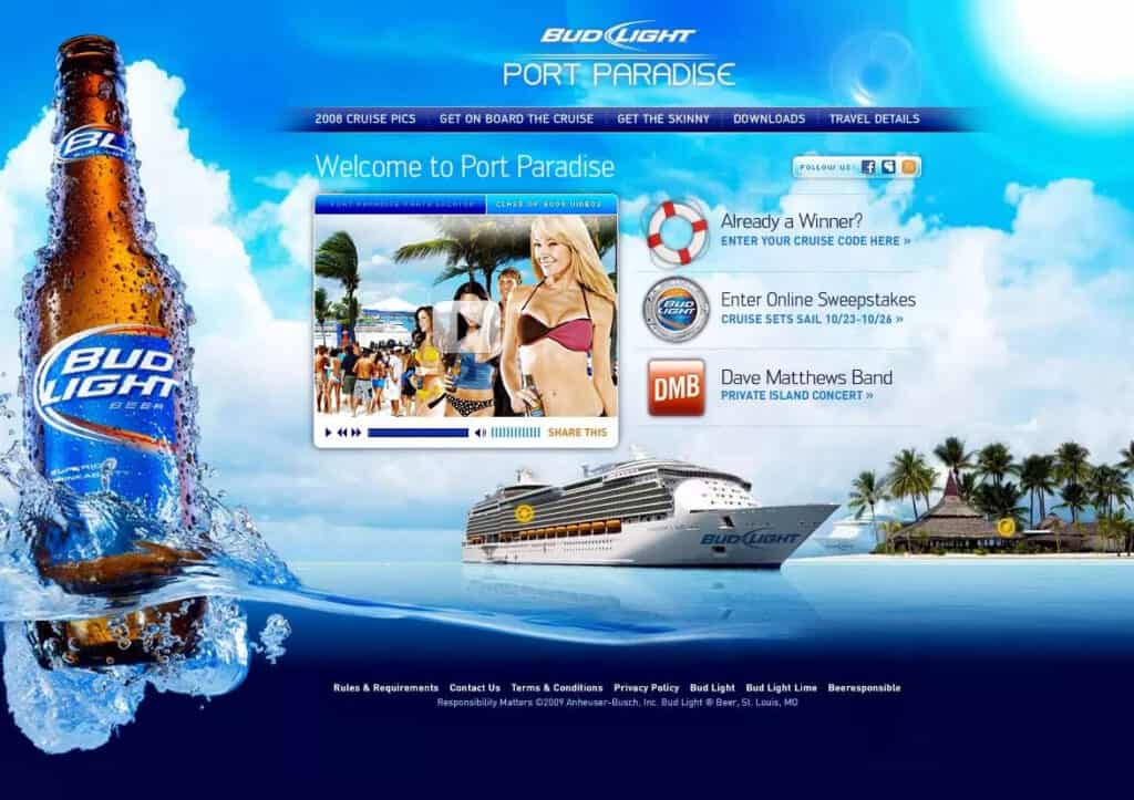 Bud Light Port Paradise portfolio image